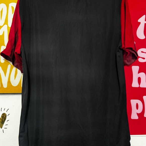 Adidas Indiana University PRIMEBLUE Polo Shirt - Men’s Large - Black & Red - Picture 2 of 4